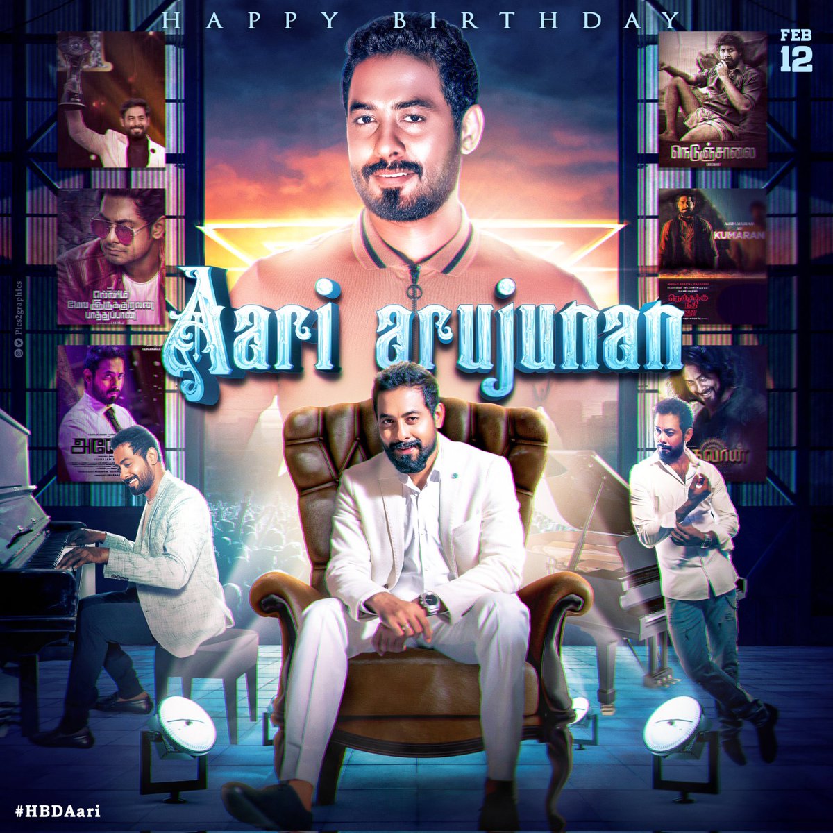 RRA_Azeez's tweet photo. #HBDAari 🎂❤🥳 
Happy birthday #Aari bro 
May God bless you with the best!
#AariArjunan 😍💪✌️ https://t.co/uwOfk01yJx