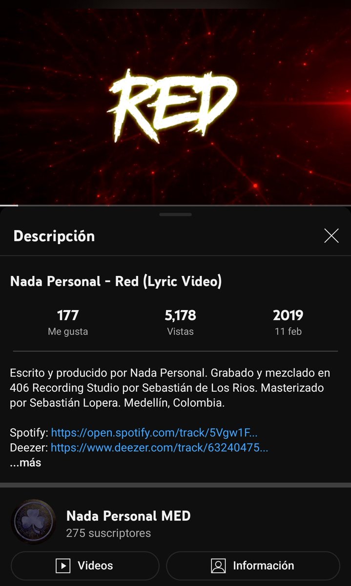 ¡Hoy somos más que simplemente los recuerdos que tenemos!

Hoy hace cuatro años lanzábamos nuestra canción más importante ❤️

¿Tienes algún recuerdo con esta canción?