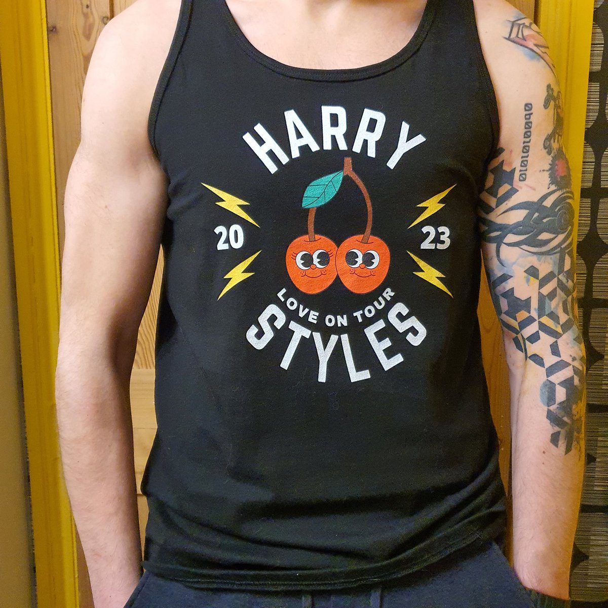 Designed a t-shirt. Now worried the hb will look better in it than me.