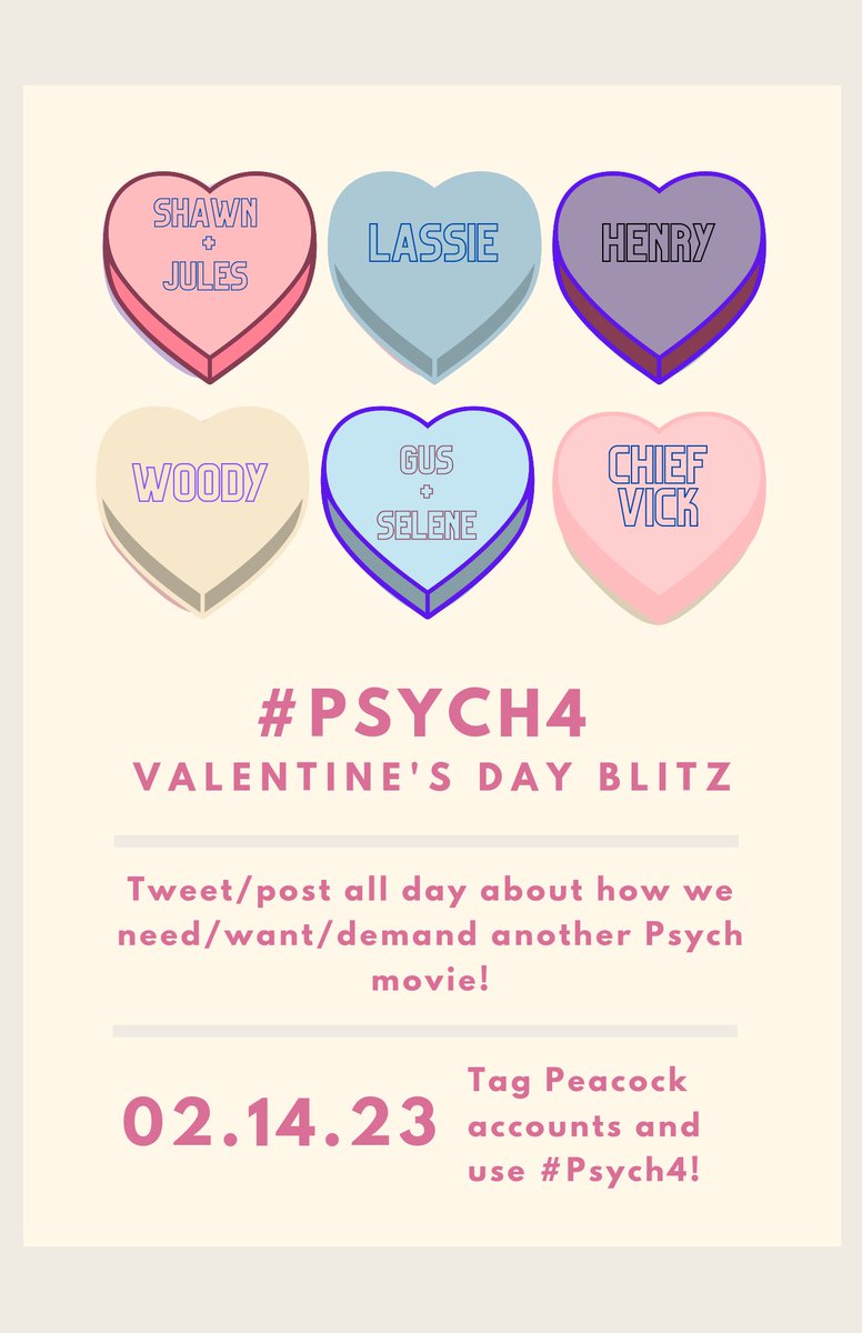 Heard that <a href="/PsychMovieFans/">Psych Movie Fans</a> is organizing a #psych4 blitz on Valentines day! I'm so in. Are you???? 💚🍍
