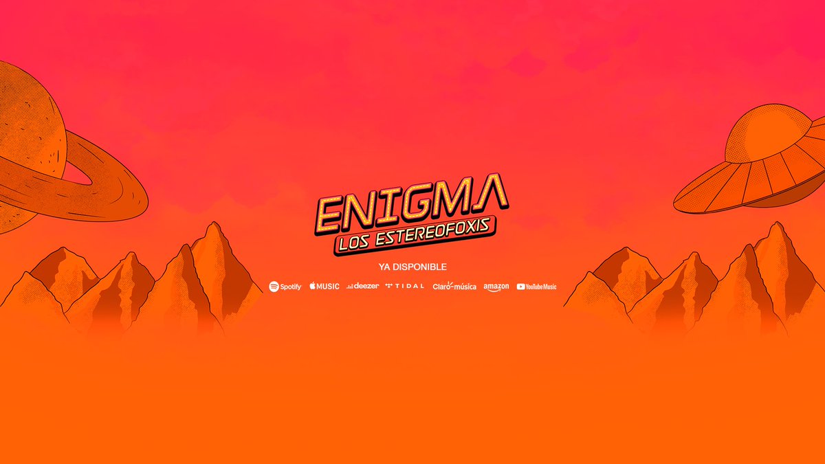LosEstereofoxis's tweet photo. Enigma - Los Estereofoxis🧡¡Ya disponible! 💿 link en bio https://t.co/0fO9W9hlCp