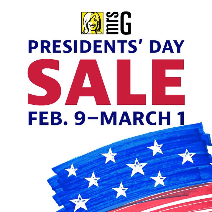 Presidents’ Day Sale going on now! Go to: mrsgs.com/presidents-day… for more info. So many great deals and we have many appliances on clearance. A win win for our customers!