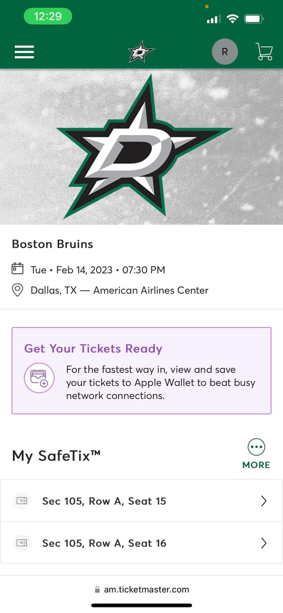 I have 2 stars glass VIP tickets with open bar/food and parking for sale. Stars vs Bruins on Febuary 14th. $1500 each obo. hmu if you know anyone needing some tickets for the game!