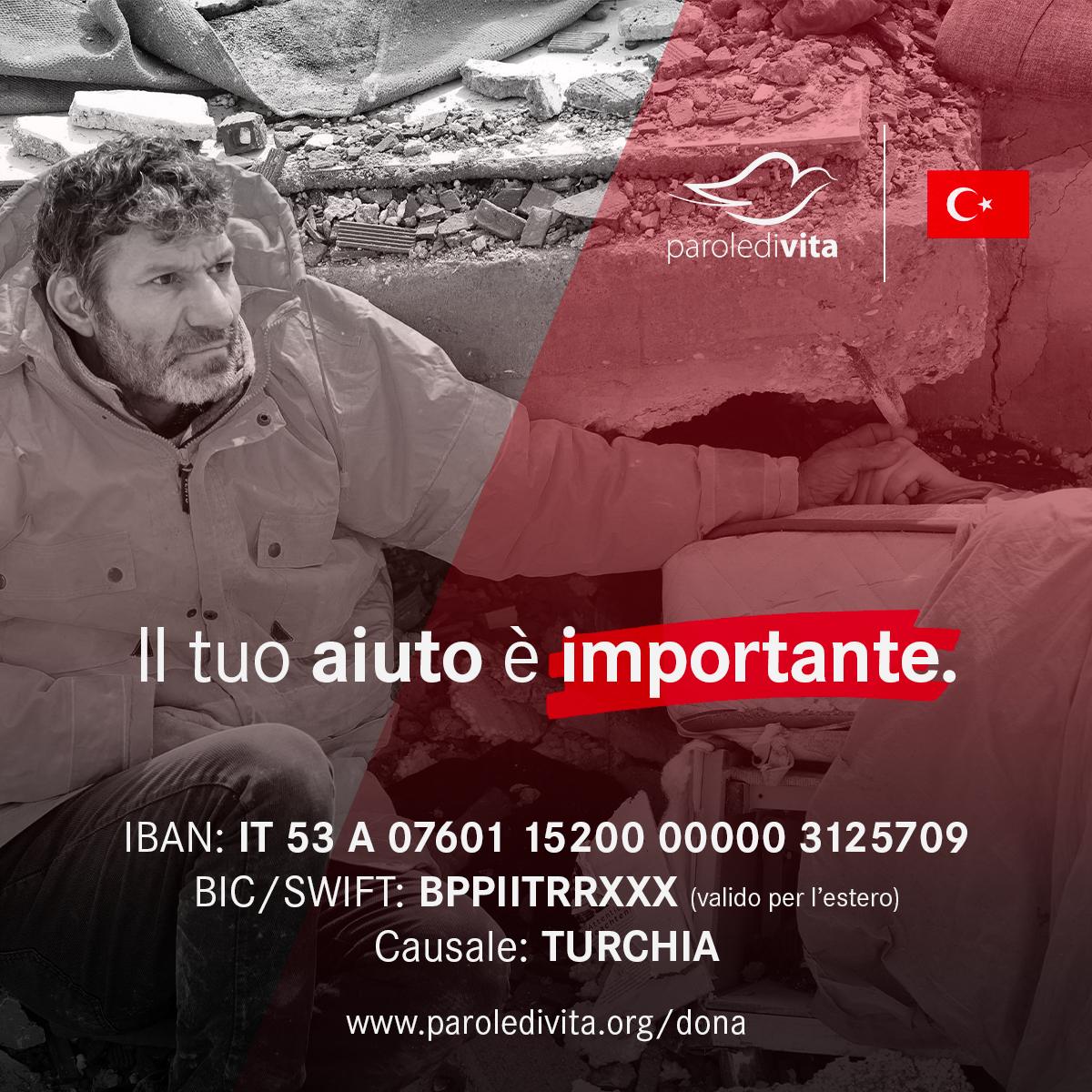 paroledivita's tweet photo. …finché ne abbiamo l'opportunità, facciamo del bene a tutti… (Galati 6:10)

Partecipa concretamente a questa iniziativa con la tua preghiera e con il tuo aiuto.

Ascolta il messaggio del pastore İhsan Özbek dalla Turchia: https://t.co/DfpweajxBW

Dio ti benedica. https://t.co/p9cmeaNAA6