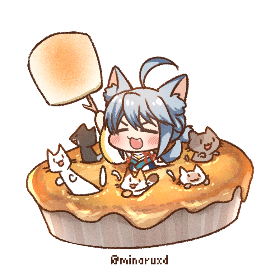 「仰望星空貓派#迷子羽根 #haneart#Vtuber #台V 」|未那琉🧋のイラスト