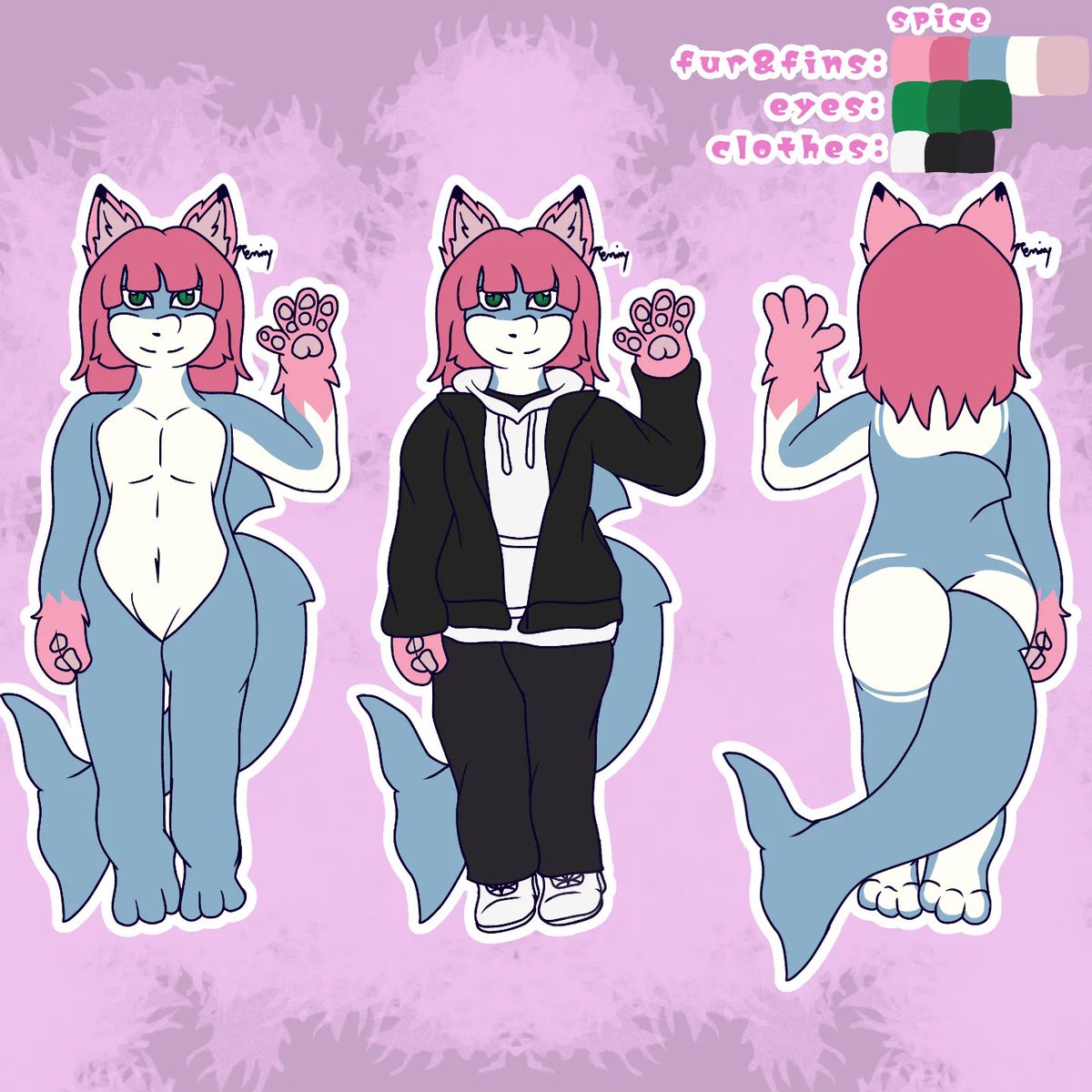 remiy_raccoon_'s tweet photo. Commission I finished. full body reference sheet for spice
Comissios are open check my profile for the commissions on my pinned post
#art #myart #myartwork #comissionsopen #comissionsheet #comissions #furry #furryoc #sharkfurry #catshark #furryrefsheet #referncesheet https://t.co/4URSIJWpdX