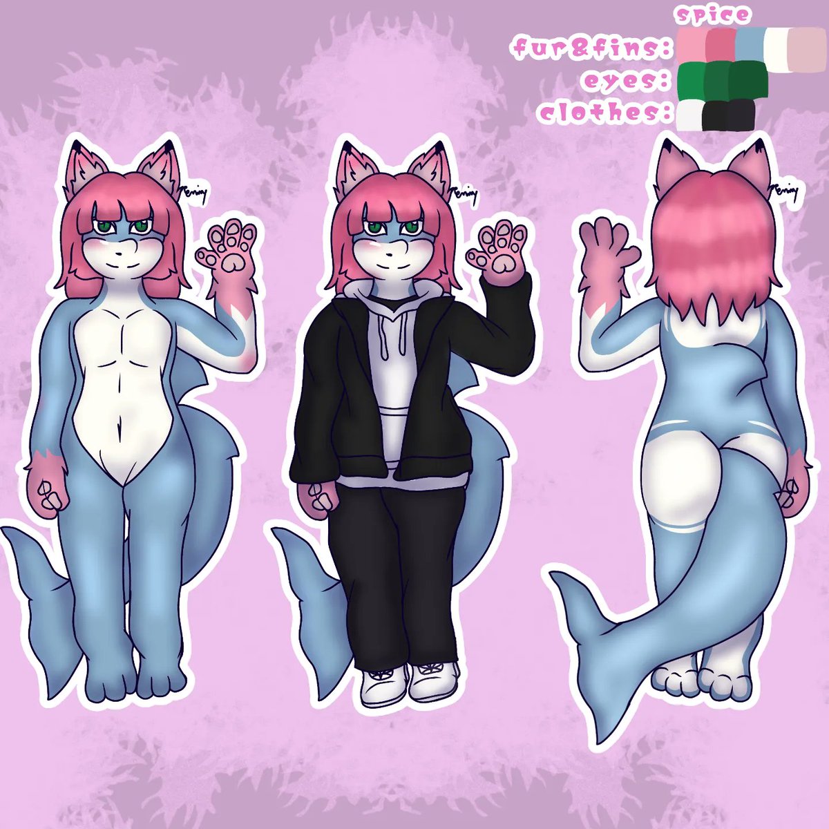 remiy_raccoon_'s tweet photo. Commission I finished. full body reference sheet for spice
Comissios are open check my profile for the commissions on my pinned post
#art #myart #myartwork #comissionsopen #comissionsheet #comissions #furry #furryoc #sharkfurry #catshark #furryrefsheet #referncesheet https://t.co/4URSIJWpdX