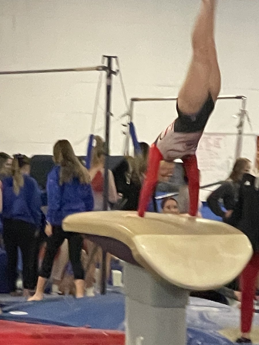 SpldngAthletics's tweet photo. Spaulding gymnasts, Camden Oulette, Sam Bishop &amp; Sara Boudreau competed in today’s  NHIAA championship! Great work ladies! Congratulations to Coach Annie and the girls on a job well done this season. https://t.co/k9o3L1qeC9