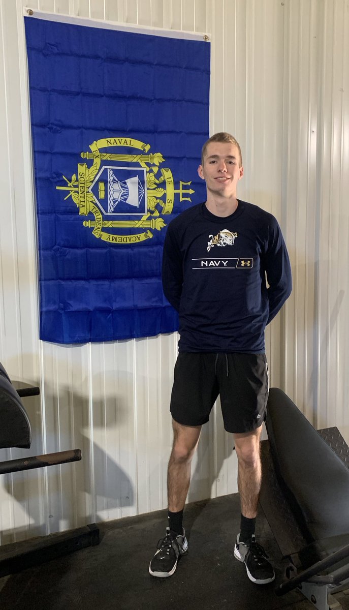Right behind Old Glory, this may be the most impressive flag on the walls. Years of hard work, essays, interviews, meetings, and travel have paid off. Congrats on your acceptance to the US Naval Academy, Jacob Linden!