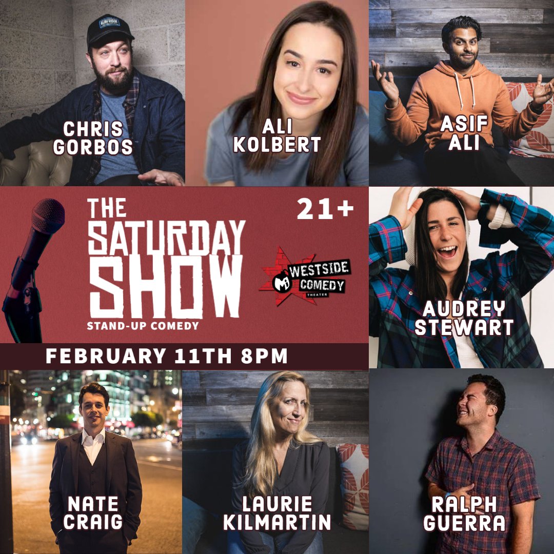 8pm tonight. Stop by and laugh. 
Tickets at westsidecomedy.com.

<a href="/ChrisGorbos/">Christopher Gorbos</a> <a href="/AliKolbert/">Ali Kolbert</a> @audreystewisart <a href="/hypeman/">natecraig.com</a> <a href="/anylaurie16/">Don’t Rank Cuomo</a> <a href="/saveralphguerra/">Ralph Guerra</a>
