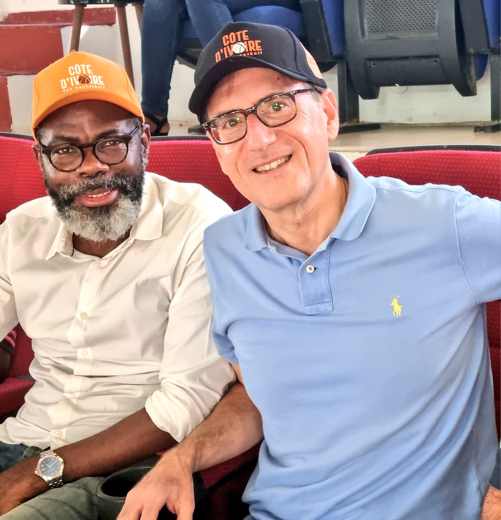 RafaSorianoO's tweet photo. Journée de la #FIBBEventDay @fibb_ci au Palais des Sports de #Treichville. Jeunesse, Sport et BASKET-BALL🏀. Merci à son Président Mahama Coulibaly pour son invitation @saedeciv https://t.co/MkfqqspPXq