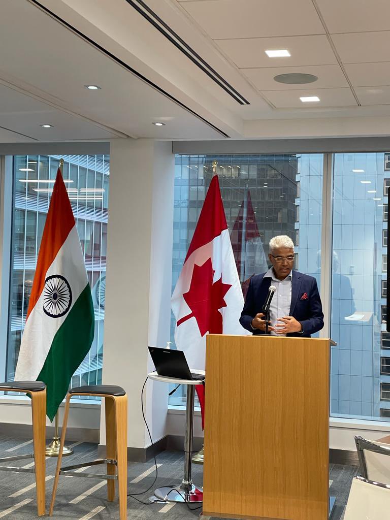 cgivancouver's tweet image. CG @ManishGIfs participated in BC-India Partnership Summit organized by @CanadaIndiaBiz  in #Vancouver. The programme was addressed virtually by HCs of 🇮🇳 and 🇨🇦 Panelist discussed current status of India-BC partnership and available avenues for future cooperation @HCI_Ottawa