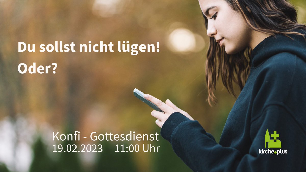 „Du sollst nicht lügen !“ Sind Lügen generell schlecht? Warum ist lügen nicht gut? Und wann ist es besser, zu einer Notlüge zu greifen? Konfirmand:innen beschäftigen sich mit dem 9. Gebot. Wie ist deine Meinung!
kirche.plus/2023/02/du-sol…