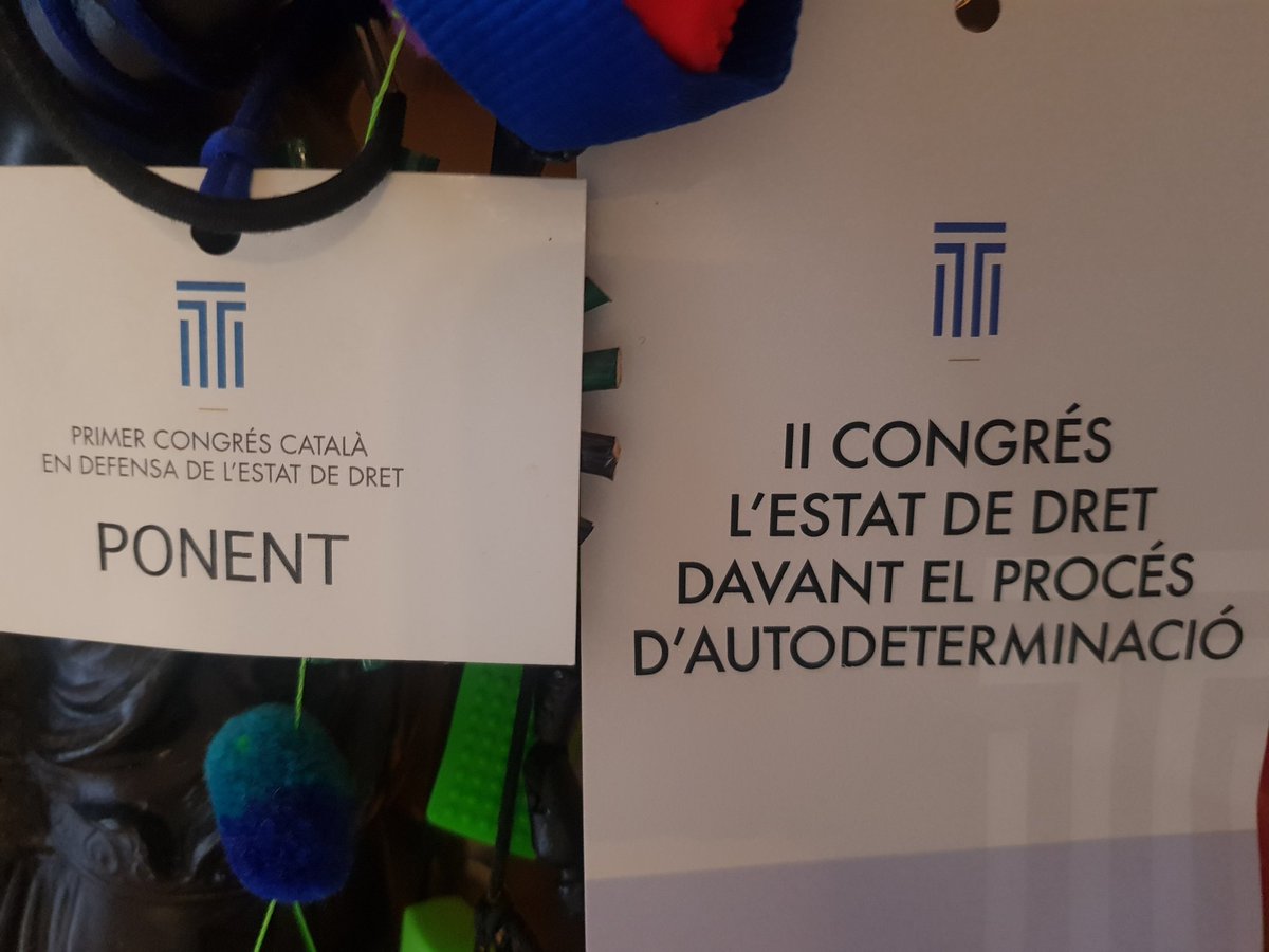 5 anys entre els dos Congressos. Avui hem gaudit de moltes visions enriquidores per entendre i ordenar les excepcionalitats jurídiques que no deixen de produir-se. <a href="/agora_judicial/">Àgora Judicial</a> <a href="/omnium/">Òmnium Cultural</a> <a href="/CollectiuPraga/">Col·lectiu Praga</a>
