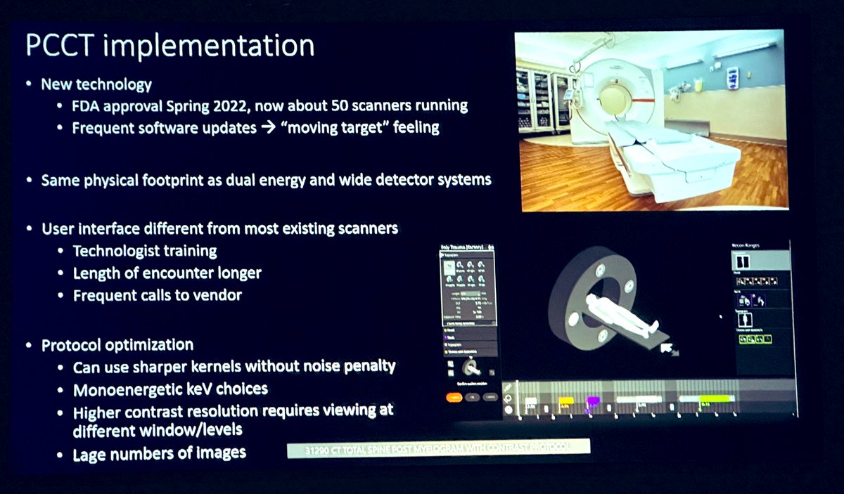 The_ASSR's tweet image. Photon Counting CT in Spine by @MalinzakMichael from @DukeRadiology is next at #ASSR23! So many advances happening in spine imaging! -@JudyGadde #NeuroRad #SpineRad