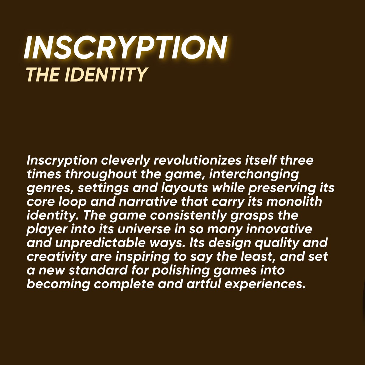 James "Nuts" - Game Designer tweet media