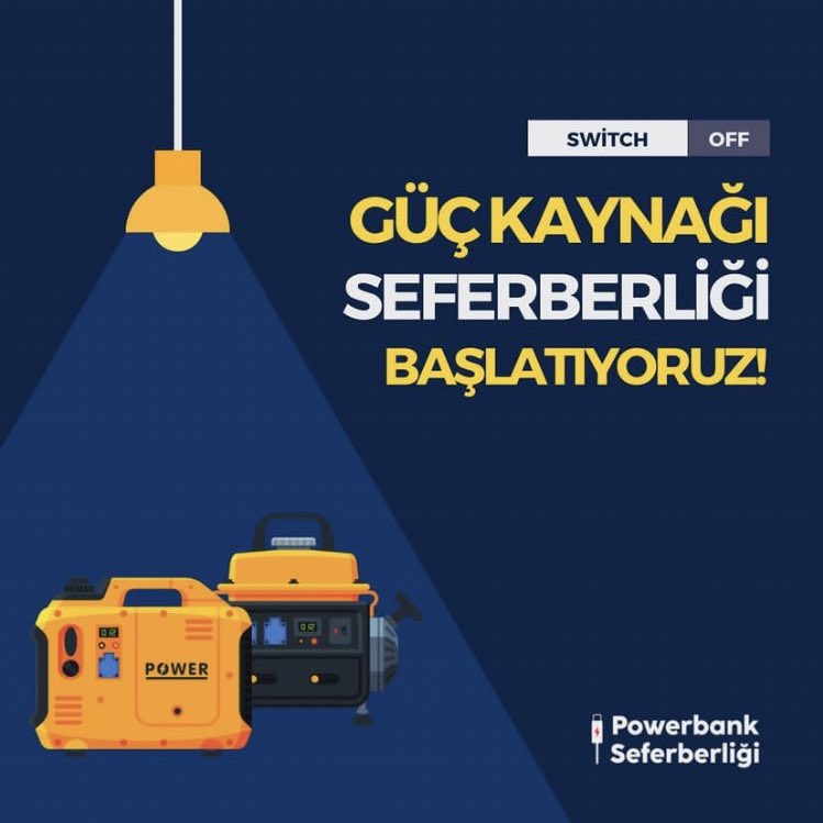 pbseferberlik's tweet photo. 32.000’den fazla powerbank toplayarak deprem bölgelerinin iletişim ihtiyaçlarına destek olmak istedik. Şimdi de onların güç kaynağı ihtiyacını gidereceğiz. Sahadaki ekiplerimizin bildirdiği ihtiyaç listesine göre jeneratör, akü ve şarj kutuları temin edeceğiz. https://t.co/gwqMht6tSb