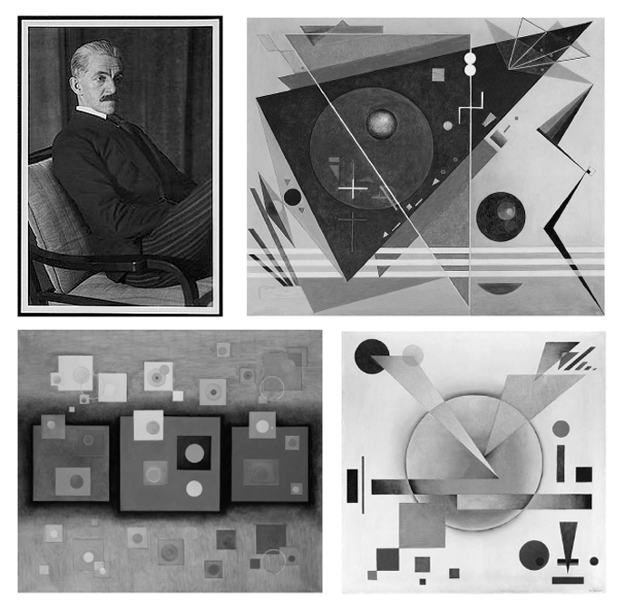 designonething's tweet image. Happy birthday Rudolf Bauer. The accomplished fine &amp;amp; commercial artist, famous for his geometric non-objective paintings &amp;amp; a tumultuous relationship with Solomon Guggenheim &amp;amp; his foundation, was born today in 1889.
 #geometricabstraction