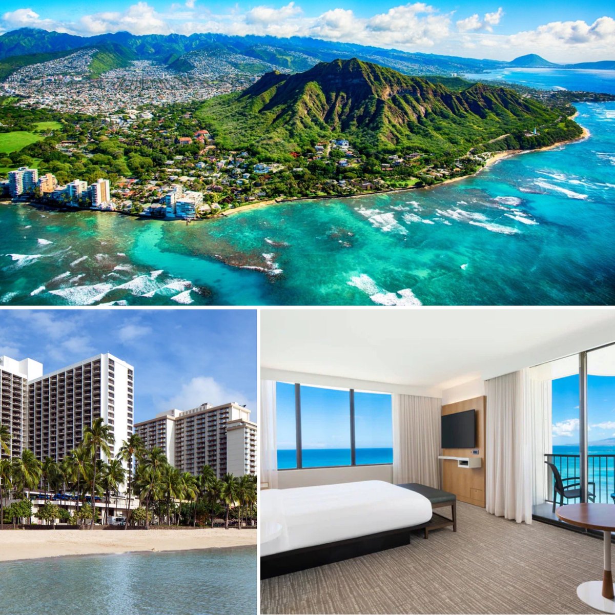 RelaxFirstClass's tweet image. OMG OAHU 🌺🐢🌈🌴
5 nights in a gorgeous Ocean View Room Marriott Waikiki Beach Resort &amp;amp; Spa
Nonstop flights for 2
Roundtrip airport shuttle included
$2990 total for 2!
(4/22-4/27)
#oahu #hawaii #honolulu #aloha #hawaiilife #waikiki #oahuhawaii
Relaxfirstclass.com