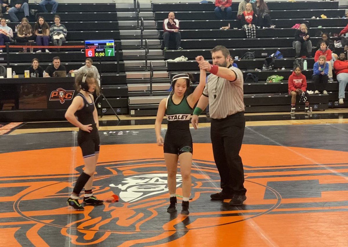 SHSGirlsWrestle's tweet photo. Joanne Dinh 3rd place at 100lbs. #statequalifier #staleystrong @SHSFalcons @N2SportsStaley @SHSGirlsWrestle https://t.co/oIzJ34RRFr
