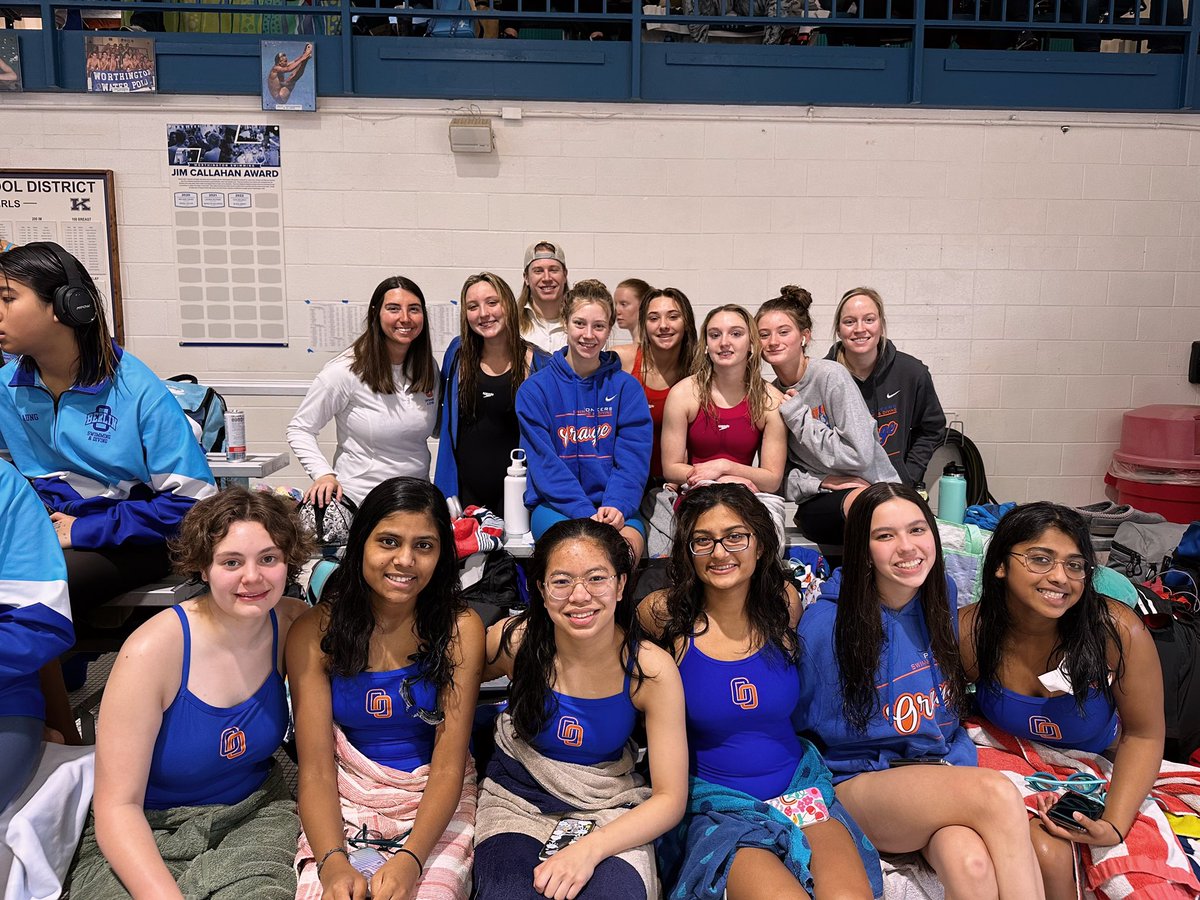 Girls sectionals!!
Congrats to all our girls and to everyone that qualified for districts!
#pioneers #orangeswim