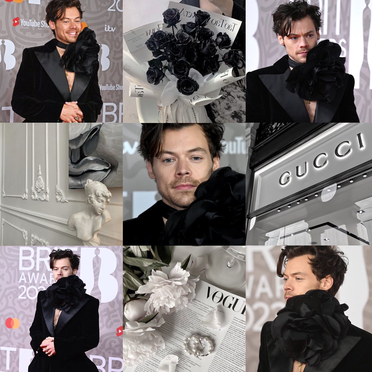 harrycoretwt's tweet photo. — Harry styles looking like a dream at the BRITS '23˳·˖✶ https://t.co/W2prcg6OwE