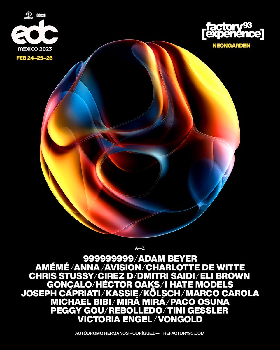 ElectroLife's tweet photo. NeonGarden será hosteado por factory93 nuevamente este año durante EDC México. ¿Se lo van a perder? 😍🔥😮‍💨 https://t.co/ekmksz6ZYB