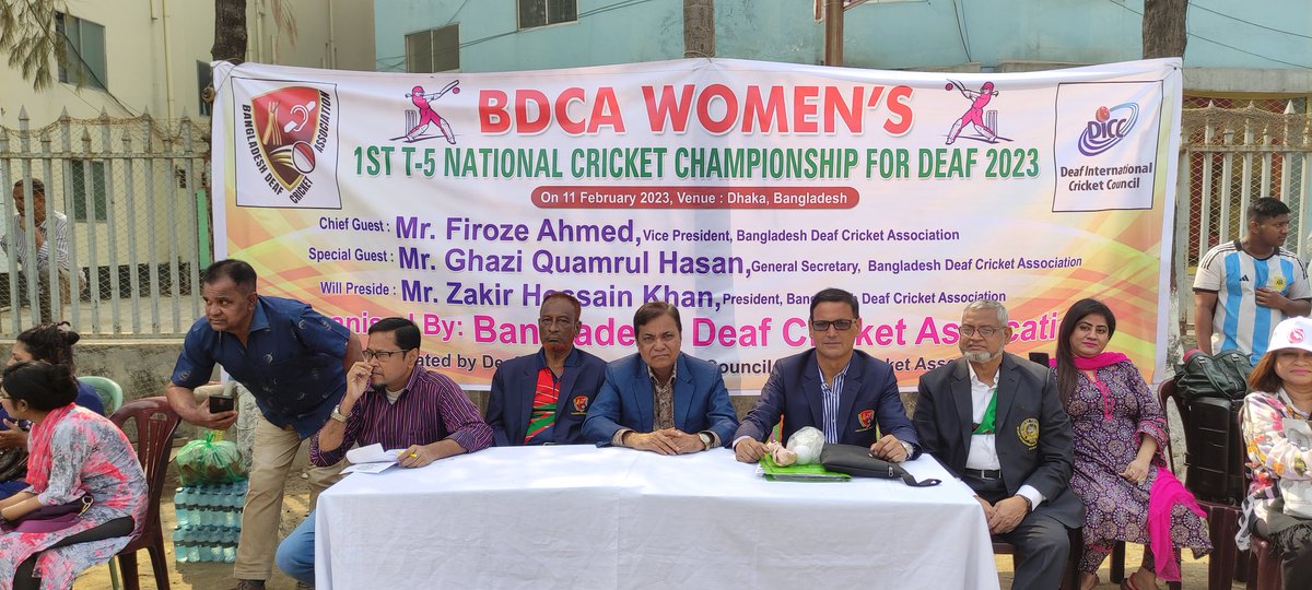 Bangladesh Deaf Cricket Association (BDCA) tweet media