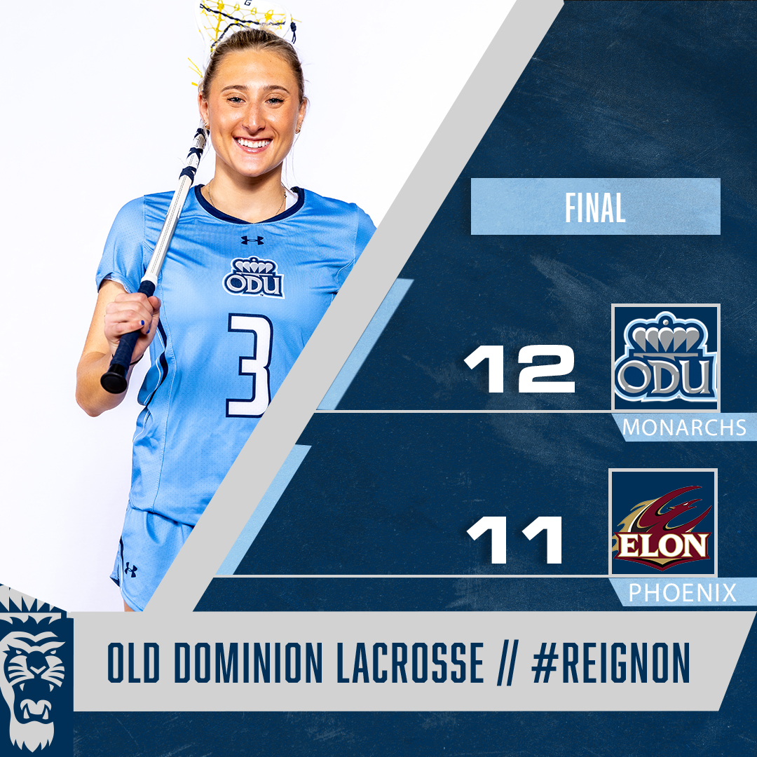 Final | ODU 12  | Elon 11
A series of crucial defensive stops gives ODU the win.
#ODUSports | #ReignOn | #Monarchs