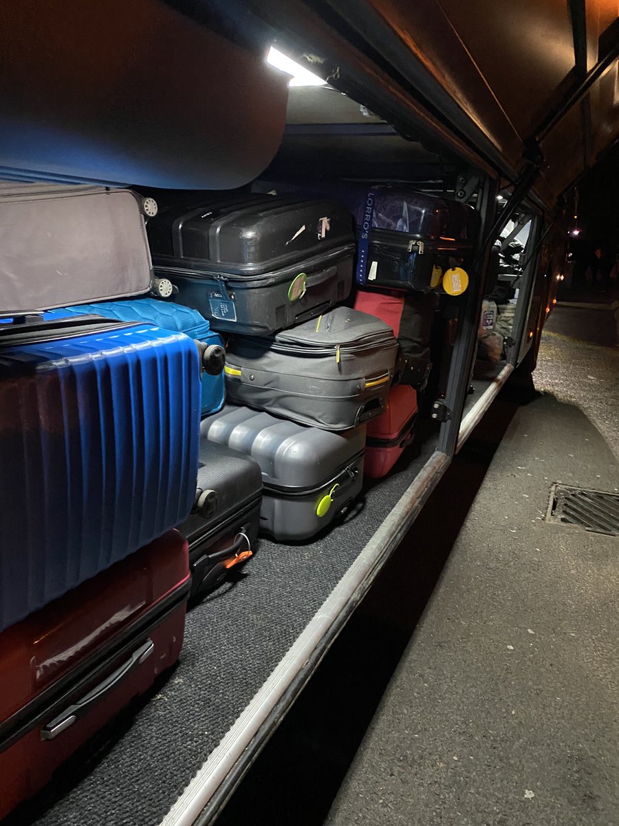 HUpperSVisits's tweet photo. All packed and ready to go, please look on the @HUpperSVisits for regular updates and a snapshot of our Ski Trip 2023 ⛷ Italy here we come 🇮🇹 #skitrip #harlingtonupperskitrip #italyski https://t.co/c2EKqfSFut