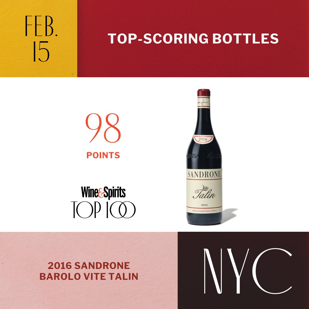 WineandSpirits's tweet photo. ⁠Our annual Top 100 Tasting brings together the top-scoring wines from our Top 100 Wineries of the Year. Here are 4 that sit at the very top of that already elite group. See you in NYC 2/15!
https://t.co/LCKajH5lkj
#top100event #WandSTop100 #bestofthebest #winetasting #wine⁠⁠ https://t.co/G6gi3dRxiY