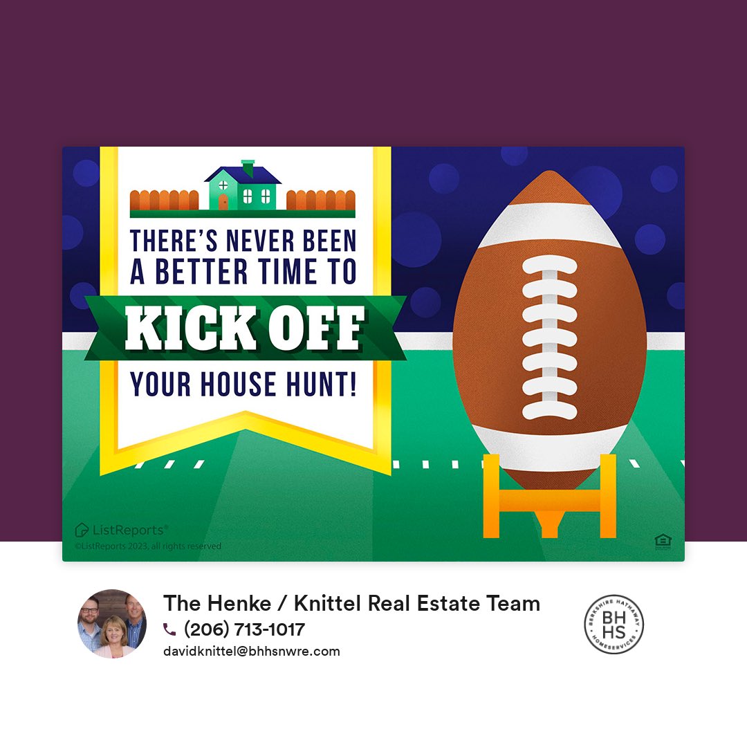 DavidBhhsNWTeam's tweet photo. Here’s to spending the next #SuperBowl Sunday in your #dreamhome There’s never a “too soon” on #househunting and contacting a #realtor So, let’s talk and move the chains. #thehelpfulagent #home #houseexpert #house #realestate #realestateagent #happyhomeowners #happyhome #bhhs https://t.co/dlDDgiFaIu