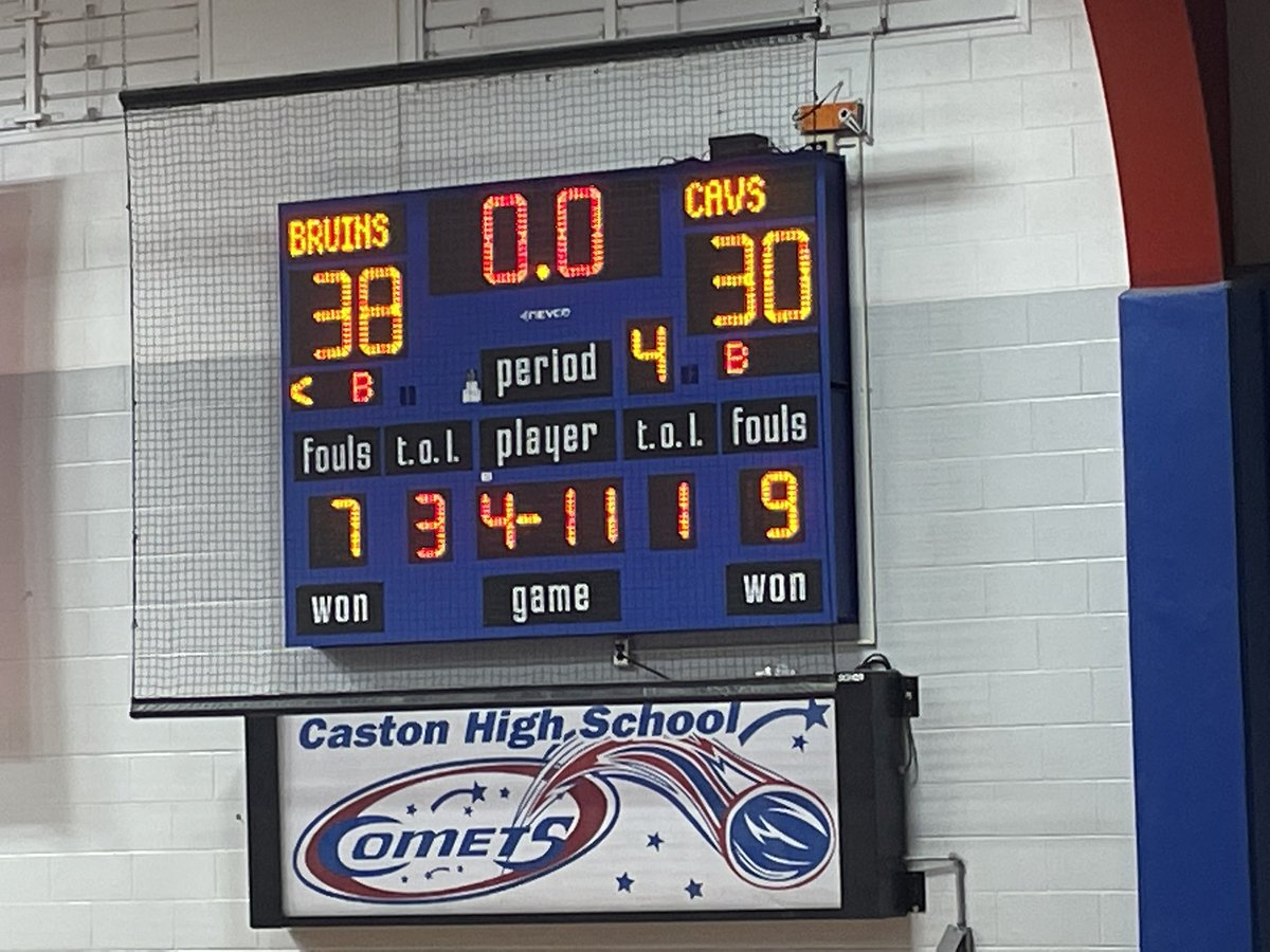 bethany_bruins's tweet photo. Girls basketball Regional 25 at Caston
Final
Bethany Christian 38
Tri-County 30
Congratulations Bruins!
Scorers for the Bruins: Zoe Willems 18, Mariah Stoltzfus 11, Kiersten Todd 9. https://t.co/aY9tY64vKF