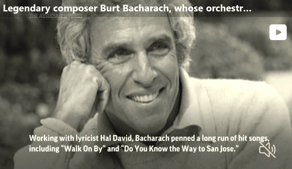 KeithHaymes's tweet image. Thank uuu @BurtBacharach 💓 we can't just #WalkOnBy: #AnyoneWhoHadAHeart #SanJose #Alfie #LookOfLove #BabyItsYou #NeverFallInLoveAgain #WorldNeedsNow #ArthursTheme #DontMakeMeOver #Promises #CloseToYou #MakeItEasyOnYourself #AlwaysSomethingThereToRemindMe #HalDavid @EntDynamix