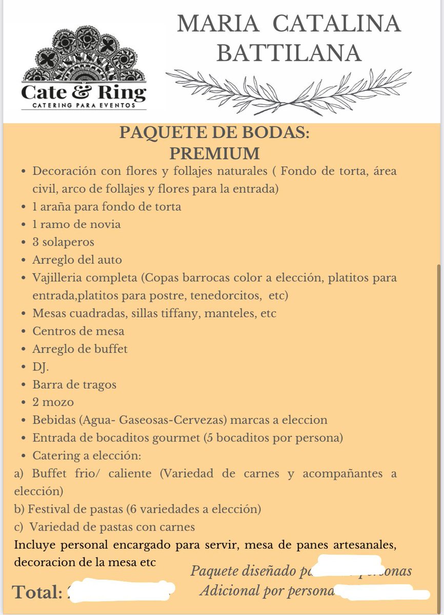 JesiiVeron's tweet photo. Contratamos un paquete ¨Premium¨ con la mencionada organizadora Elba Catalina Flores Battilana a cargo de Cate&amp;Ring. ¡¡Terrible error!! https://t.co/pMLcYXXF1K