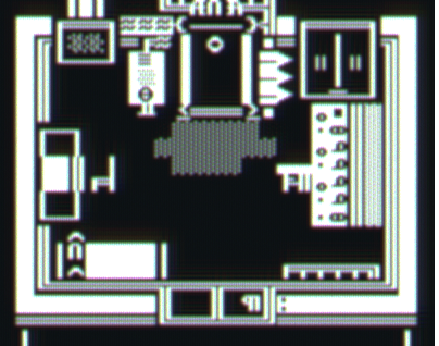 bay61296's tweet image. Some theoretical mockups for a game using JPETSCII font. I've been really into #textmode art using #playscii these days, and am especially inspired by @polyducks's work. :)