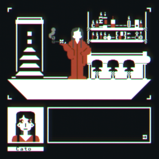 bay61296's tweet image. Some theoretical mockups for a game using JPETSCII font. I've been really into #textmode art using #playscii these days, and am especially inspired by @polyducks's work. :)