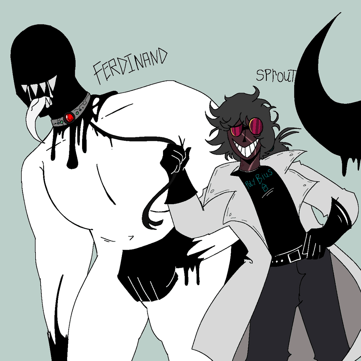 Menacing_Fly's tweet image. Idk I forgot to show some art here
This is an oc I made because of ONE Roblox game
#Shimloserart