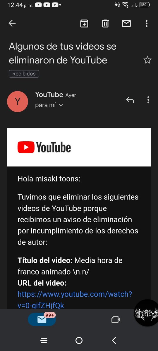 Misaki_Toons's tweet photo. Gente me eliminaron 2 de los videos que hice en mi canal :( eso también son 2 stickers al canal la verdad tengo miedito de que me eliminen el canal alguien sabe que es lo puedo hacer?😭😭😭😭 https://t.co/mEPZeY1xEJ