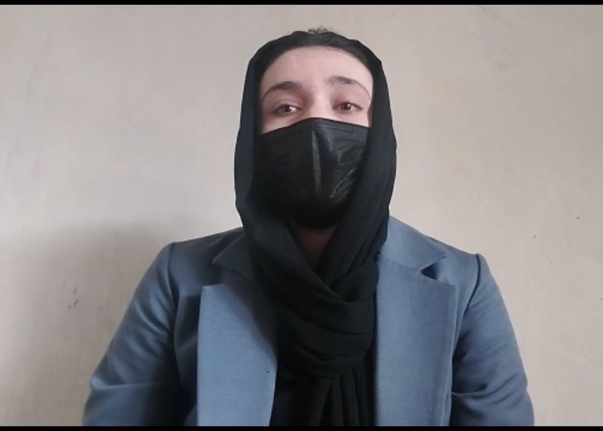 This is Parisa Mubariz. She is a women’s rights activist who protested against the Talibans BAN on female education in Afghanistan.

The Taliban raided her house in Takhar province today &amp; arrested her and her brother. 

Please speak up &amp; call for their immediate release 📢🗣️