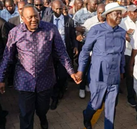 ItsNjue_1's tweet photo. If Ruto wins any battle against these two, trust me we're COMPLETELY finished. Celebrate his wars against them but know that they're the only ones that shake him. Everyone else fits so well in Ruto's pocket.

#NotAKA   ||   Naivasha  ||  James Orengo https://t.co/lMPtIAz5OL