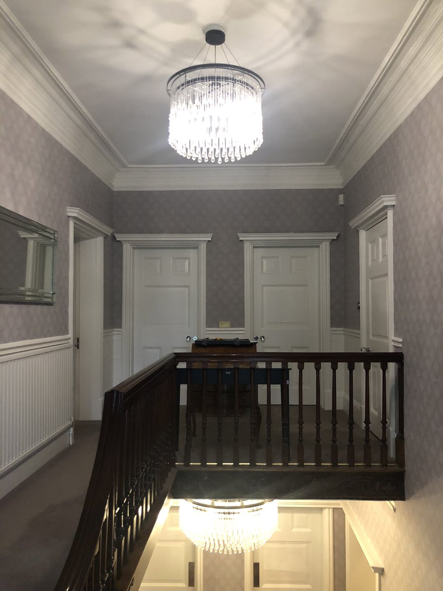 Another one completed with Osbourne&amp;little wallpaper @FarrowandBall Wimborne white .#Knutsford #cheshire #decorating #Wallpapers