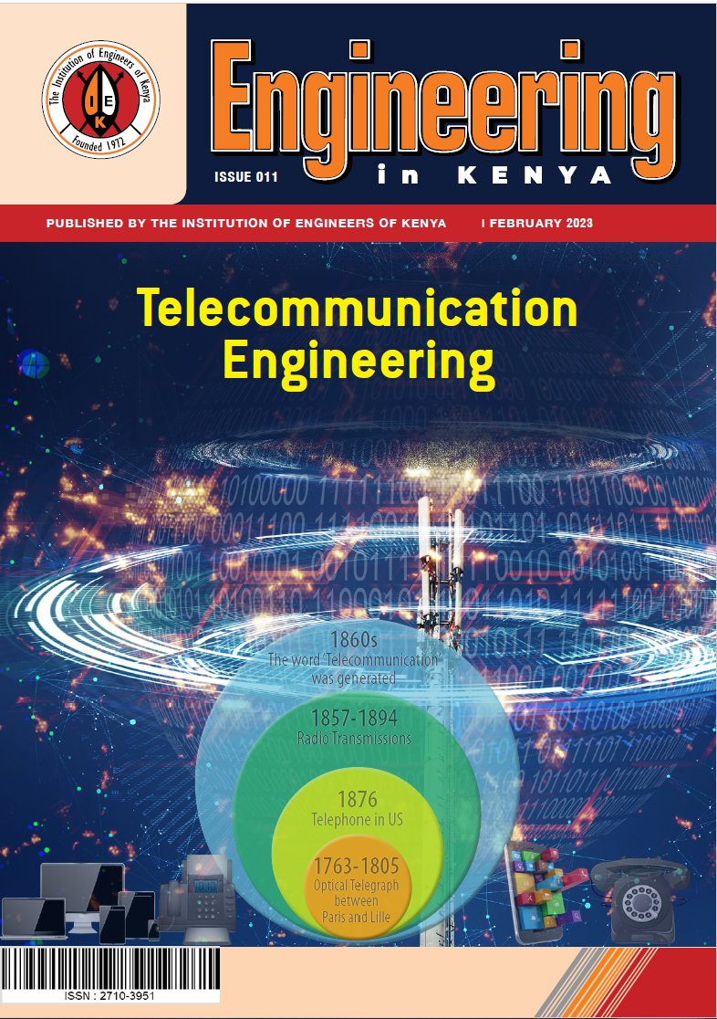 stevemureithi3's tweet photo. I'm grateful to Engineering in Kenya magazine by @TheIEK and other partners for publishing my paper.

Check the February 2023 edition page 47 to 50 for the full paper. https://t.co/IXHJ5RSVrx
