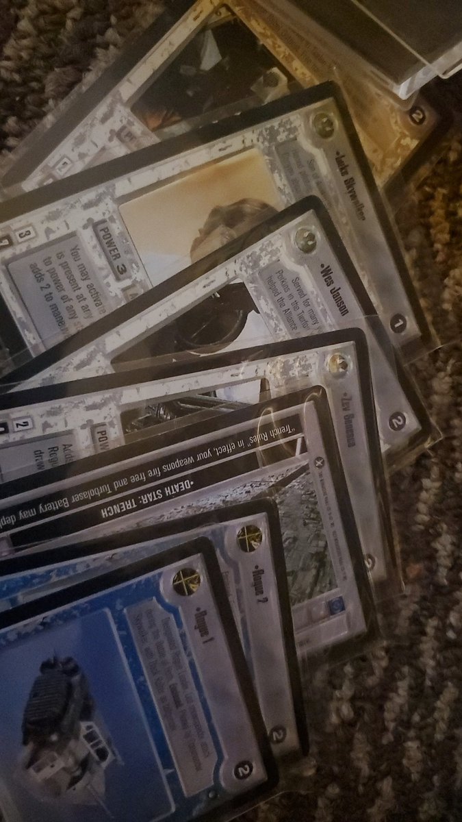 Found some stuff while cleaning today. @StarWarsCCG