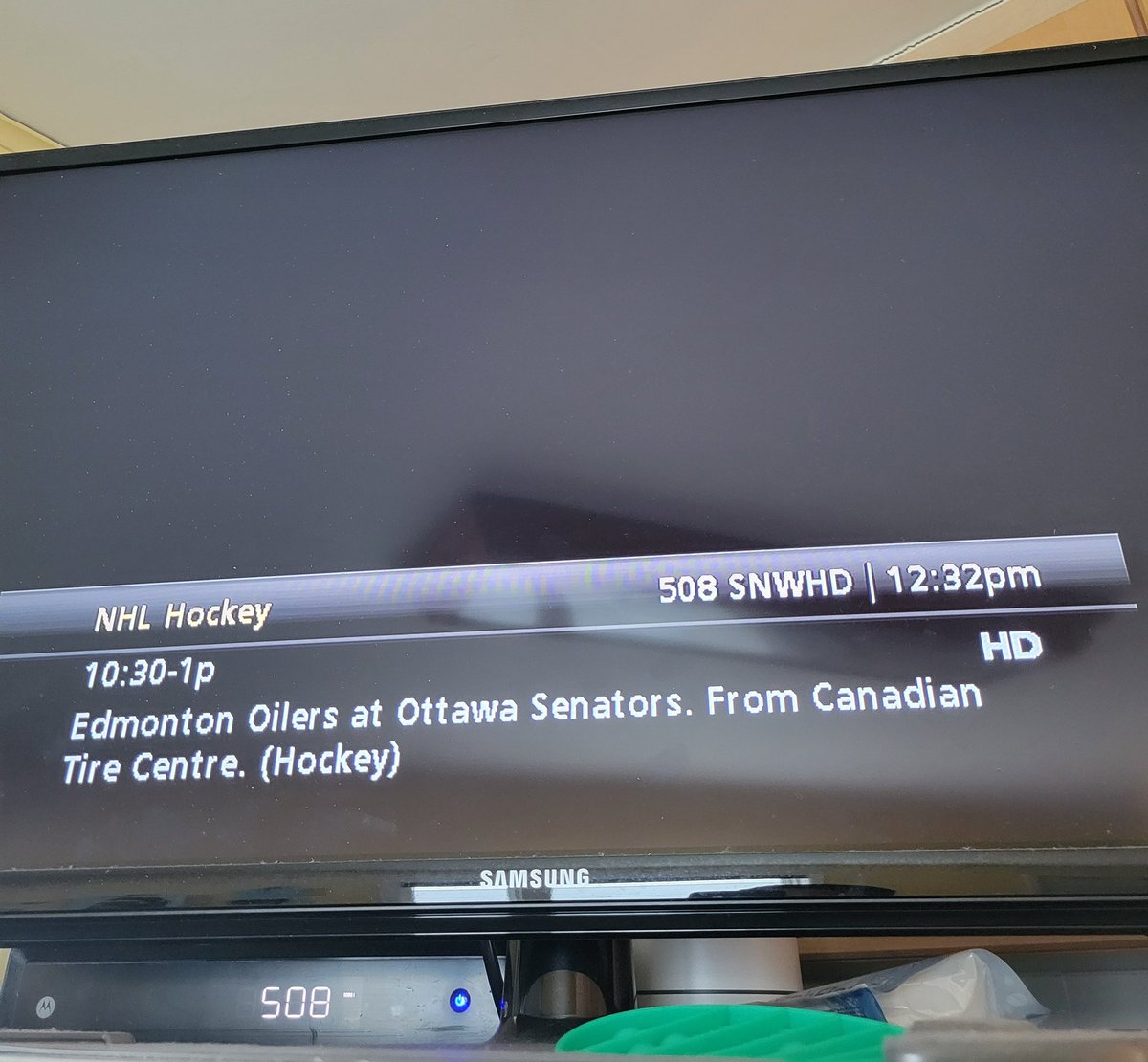 Hey <a href="/northwestel/">Northwestel</a> ... Can you please fix <a href="/Sportsnet/">Sportsnet</a> West? This is the 2nd <a href="/EdmontonOilers/">Edmonton Oilers</a> I'm missing and it's not cool at all. #LetsGoOilers