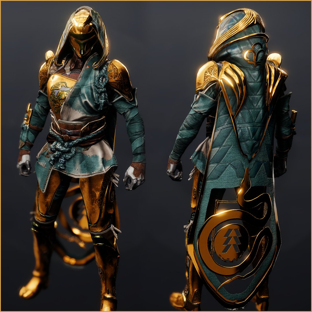 Krypz on Twitter "Golden Knight Hunter Set! Credit to Lelon from my Discord for making this