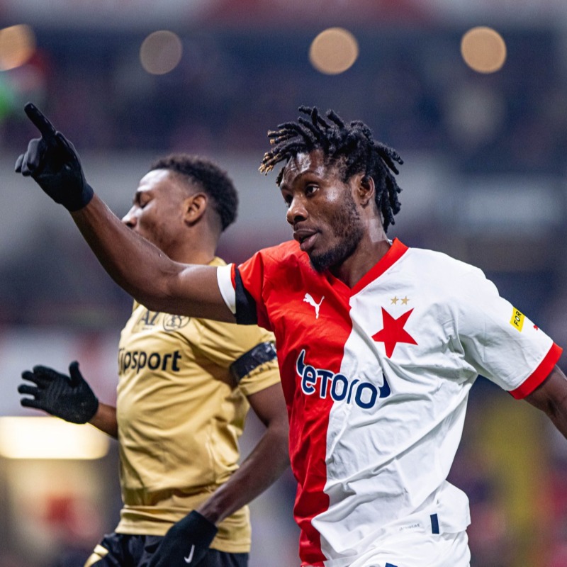 slavia_eng's tweet photo. Ewerton and Mick van Buren came from the bench after the break and scored after the break to secure another win of the spring season! ✅ #slabrn
