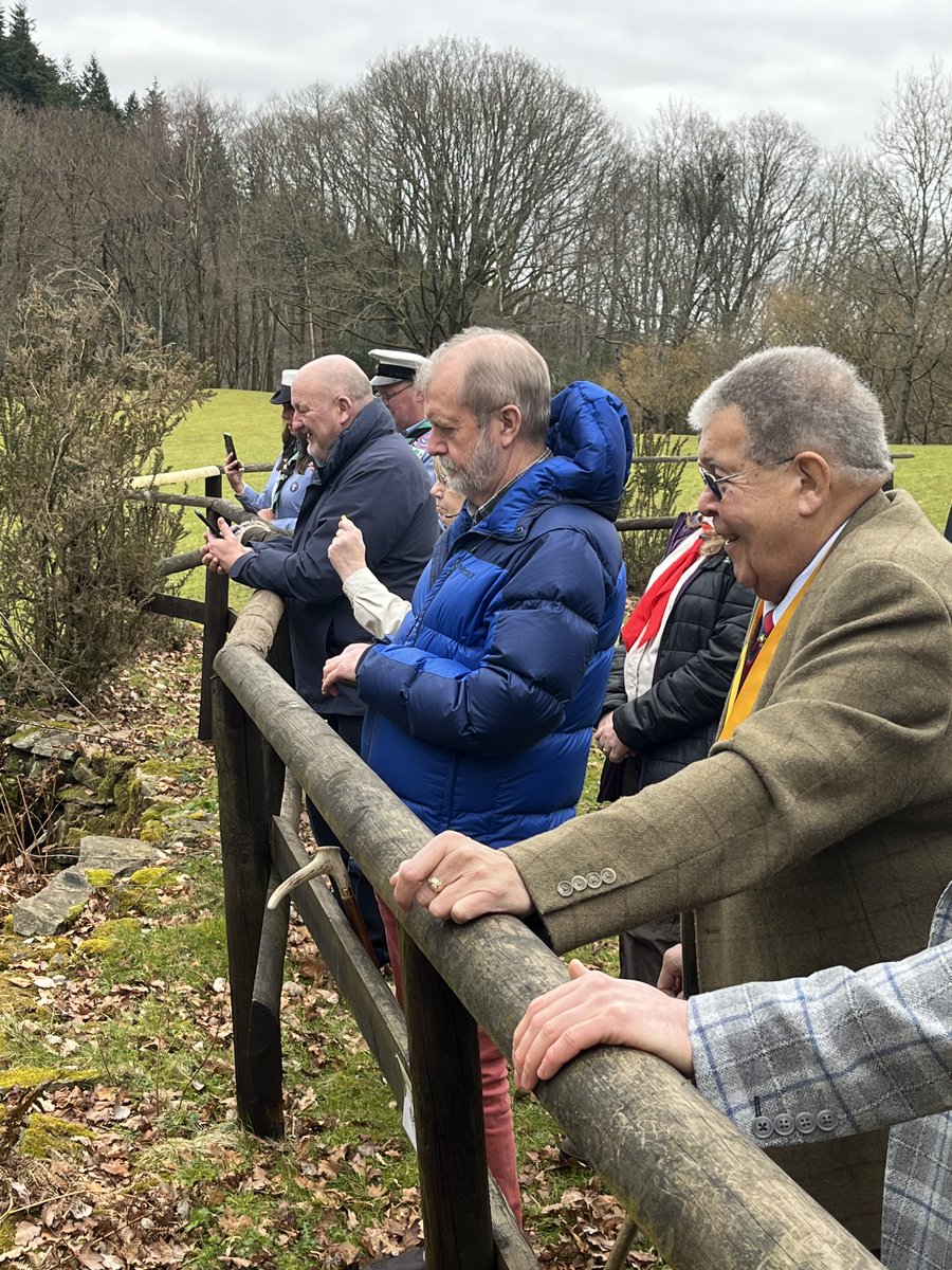 Very enjoyable experience witnessing the planting of a Birch from the #treeoftrees at Botany Bay Scouts Centre, Tintern by @LLGwent assisted by three young sea scouts who will remember the day for years to come. #highsheriff #GwentScouts #DavidTCDavies #GwentPCC