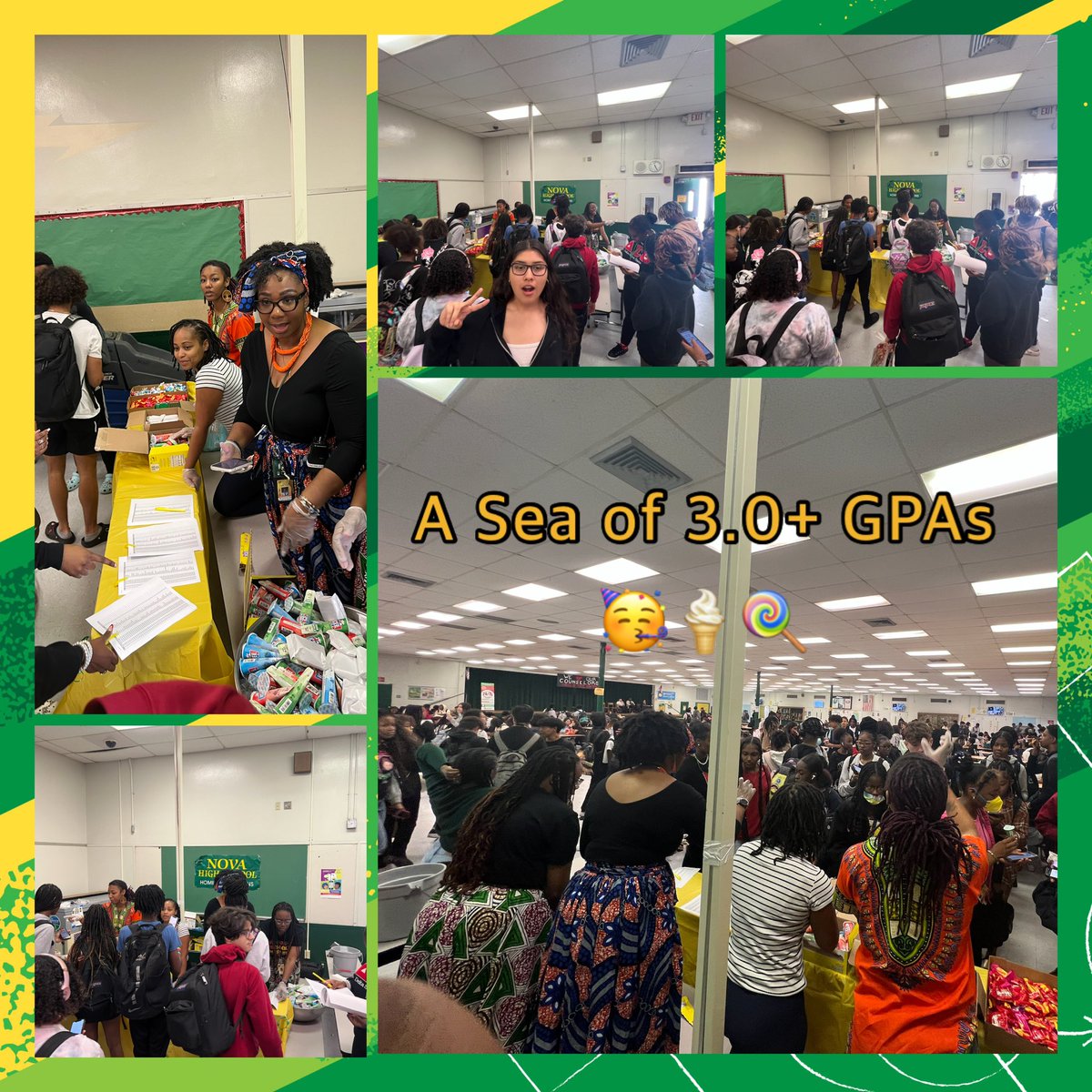 NovaHSOfficial's tweet photo. We love the bond we share with our students to let them know that, We’ll be there for them! Learning occurs in a social context and the learning environment is student centered and allows for social interactions” Borders, 2009 @NovaHigh @NovaHSPrincipal @Mrs_Prospere https://t.co/LDHElazxUl