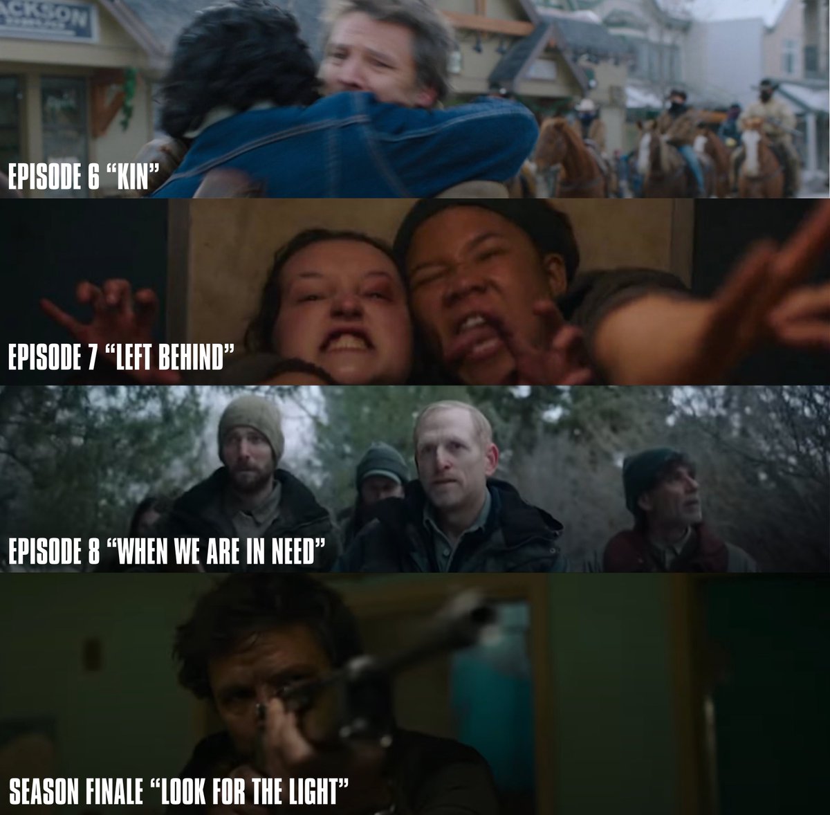 NaughtyNDC's tweet photo. Only four episodes left on #TheLastOfUs Season One! https://t.co/DWehUMCDbo